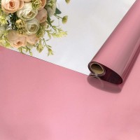 Плёнка 0,58*10м глянцевая "Металл" 40мкм Розовый 1/30 Арт: 001390/6