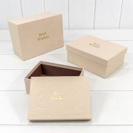 Коробки Прямоугольные Набор 1/3 22,5*16*9,5 "Best Wishes" Персиковый 1/20 Арт: 721815/12 - Коробки Прямоугольные Набор 1/3 22,5*16*9,5 "Best Wishes" Персиковый 1/20 Арт: 721815/12