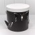 Коробки Цилиндр Набор 1/3 21,5*21,5 "Бабочки" Чёрный 1/18 Арт: 720901/1