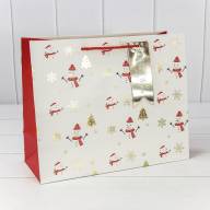 Пакет подарочный &quot;Новый год&quot; (микс 401) 32*26*13 1/20 1/240 Арт: 300401CA - Пакет подарочный "Новый год" (микс 401) 32*26*13 1/20 1/240 Арт: 300401CA