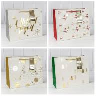 Пакет подарочный &quot;Новый год&quot; (микс 401) 32*26*13 1/20 1/240 Арт: 300401CA - Пакет подарочный "Новый год" (микс 401) 32*26*13 1/20 1/240 Арт: 300401CA