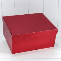 Коробки Прямоугольные Набор 1/10 35,5*30*17 "Кожа крокодила" Красный 1/6 Арт: 720688/5