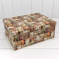 Коробки Прямоугольные Набор 1/15 42,5*33*17,6 "Ретровелосипеды" 1/2 Арт: 721902/1142