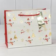 Пакет подарочный &quot;Новый год&quot; (микс 401) 23*18*10 210г 1/20 1/360 Арт: 300401EA - Пакет подарочный "Новый год" (микс 401) 23*18*10 210г 1/20 1/360 Арт: 300401EA