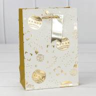 Пакет подарочный &quot;Новый год&quot; (микс 401) 14*20*8 210г 1/20 1/480 Арт: 300401G - Пакет подарочный "Новый год" (микс 401) 14*20*8 210г 1/20 1/480 Арт: 300401G