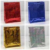 Пакет подарочный голография (микс) 18*23*10 128г 1/20 1/480 Арт: 000LE - Пакет подарочный голография (микс) 18*23*10 128г 1/20 1/480 Арт: 000LE