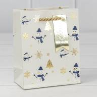 Пакет подарочный &quot;Новый год&quot; (микс 402) 12*15*6,7 210г 1/20 1/480 Арт: 300402H - Пакет подарочный "Новый год" (микс 402) 12*15*6,7 210г 1/20 1/480 Арт: 300402H