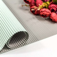 Бумага в листах гофрированная 50*66 (20 шт.) Светло-голубой/Серый 1/60 Арт: 001333/10