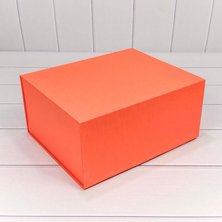 Коробка Прямоугольная 32*26*15 складная Оранжевый 1/20 Арт: 721155/434