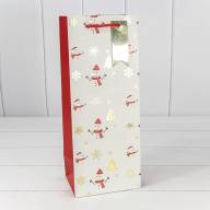 Пакет подарочный &quot;Новый год&quot; (микс 401) 14*35*11 1/20 1/120 Арт: 300401M - Пакет подарочный "Новый год" (микс 401) 14*35*11 1/20 1/120 Арт: 300401M