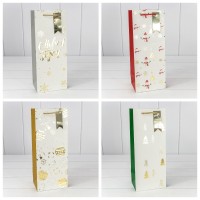 Пакет подарочный "Новый год" (микс 401) 14*35*11 1/20 1/120 Арт: 300401M