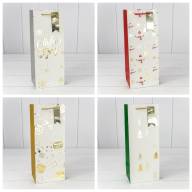 Пакет подарочный &quot;Новый год&quot; (микс 401) 14*35*11 1/20 1/120 Арт: 300401M - Пакет подарочный "Новый год" (микс 401) 14*35*11 1/20 1/120 Арт: 300401M