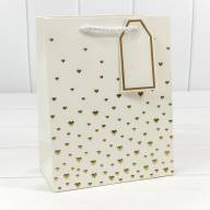 Пакет подарочный с тиснением &quot;Сердечки&quot; (микс 1) 18*23*10 210г 1/20 1/360 Арт: 000880E - Пакет подарочный с тиснением "Сердечки" (микс 1) 18*23*10 210г 1/20 1/360 Арт: 000880E