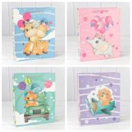 Пакет подарочный с 3D аппликацией "Детский" (микс 328) 26*32*10 210г 1/20 1/240 Арт: 000328C - Пакет подарочный с 3D аппликацией "Детский" (микс 328) 26*32*10 210г 1/20 1/240 Арт: 000328C