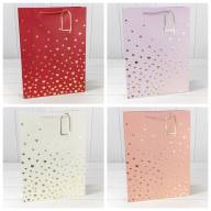 Пакет подарочный с тиснением "Сердечки" (микс 1) 31*42*12 210г 1/20 1/80 Арт: 000880A - Пакет подарочный с тиснением "Сердечки" (микс 1) 31*42*12 210г 1/20 1/80 Арт: 000880A