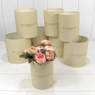 Коробки Цилиндр Набор 1/8 19,5*19 без крышки "The Rosemadam" Бежевый 1/6 Арт: 720835/176 - Коробки Цилиндр Набор 1/8 19,5*19 без крышки "The Rosemadam" Бежевый 1/6 Арт: 720835/176