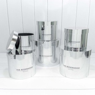Коробки Цилиндр Набор 1/6 25*22,5 "The Rosemadam" Серебряный 1/8 Арт: 721618/1