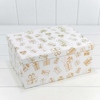 Коробки Прямоугольные Набор 1/10 34*26*15,3 "Новый год"-0076 1/6 Арт: 730604/0076