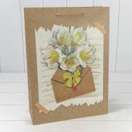 Пакет подарочный с 3D аппликацией "Цветы" (микс 115) 30*41,5*12 210г 1/20 1/80 Арт: 000115A - Пакет подарочный с 3D аппликацией "Цветы" (микс 115) 30*41,5*12 210г 1/20 1/80 Арт: 000115A