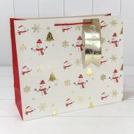 Пакет подарочный &quot;Новый год&quot; (микс 401) 39,5*33*15 210г 1/20 1/80 Арт: 300401AA - Пакет подарочный "Новый год" (микс 401) 39,5*33*15 210г 1/20 1/80 Арт: 300401AA
