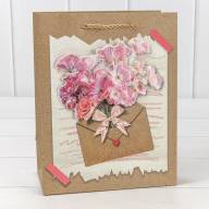 Пакет подарочный с 3D аппликацией "Цветы" (микс 115) 18*23*10 210г 1/20 1/360 Арт: 000115E - Пакет подарочный с 3D аппликацией "Цветы" (микс 115) 18*23*10 210г 1/20 1/360 Арт: 000115E