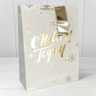 Пакет подарочный &quot;Новый год&quot; (микс 401) 33*45*15 210г 1/20 1/80 Арт: 300401A - Пакет подарочный "Новый год" (микс 401) 33*45*15 210г 1/20 1/80 Арт: 300401A