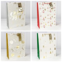 Пакет подарочный "Новый год" (микс 401) 33*45*15 210г 1/20 1/80 Арт: 300401A