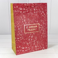 Пакет подарочный "Новый год" (406) 33*45*15 210г 1/20 1/80 Арт: 300406A